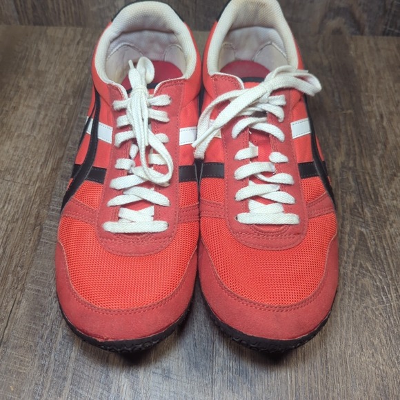 Asics Onitsuka Tiger Ultimate 81 Mens Size 10 Fiery Red Black Activewear Sneaker - Picture 4 of 13